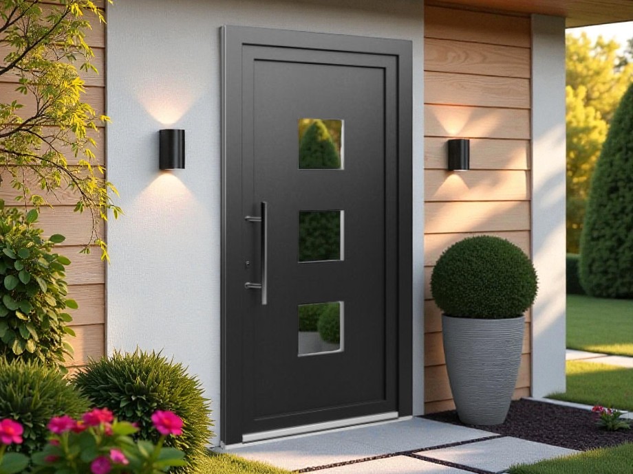 Porte d'entrée PVC - EkoLine - Panneaux 051