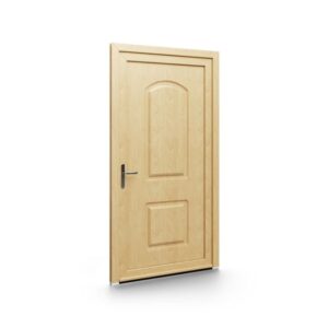 Porte d’entrée PVC – Panneaux emboutis EkoGreen - 007