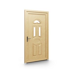 Porte d’entrée PVC – Panneaux emboutis EkoGreen - 096V03