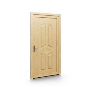 Porte d’entrée PVC – Panneaux emboutis EkoGreen - 097