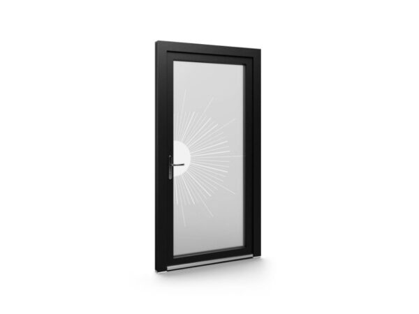Porte d’entrée PVC – Panneaux vitrés EkoVitre - B40 - 01