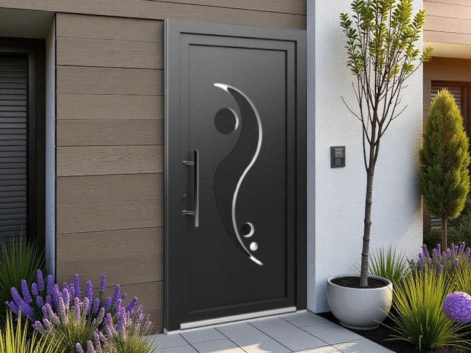 Porte d'entrée PVC - EkoLine - Panneaux 011