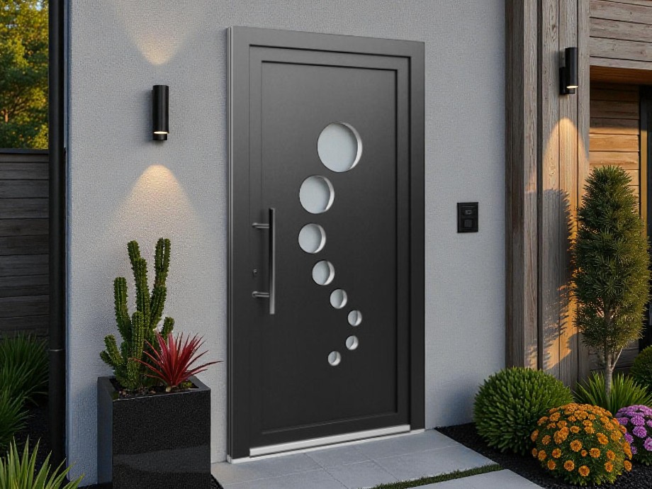 Porte d'entrée PVC - EkoLine - Panneaux 012