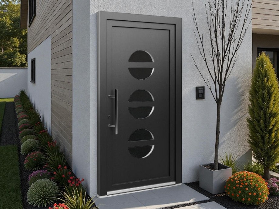 Porte d'entrée PVC - EkoLine - Panneaux 013