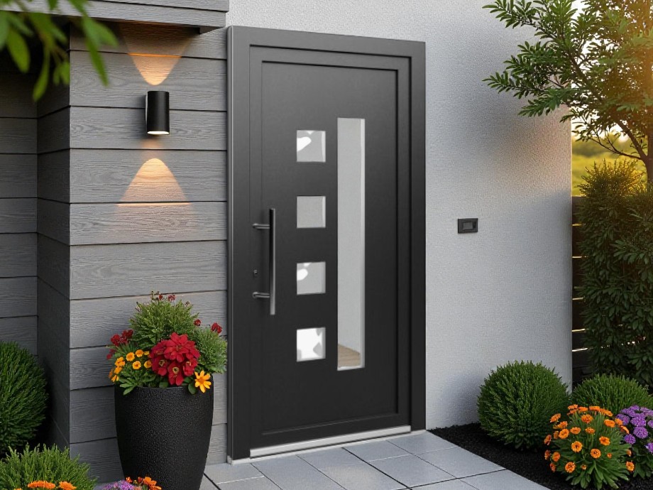 Porte d'entrée PVC - EkoLine - Panneaux 014