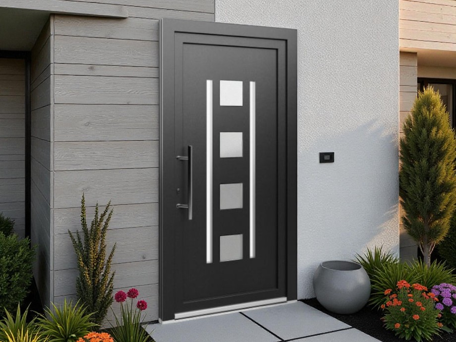 Porte d'entrée PVC - EkoLine - Panneaux 016