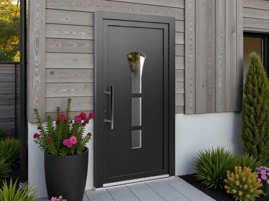 Porte d'entrée PVC - EkoLine - Panneaux 02