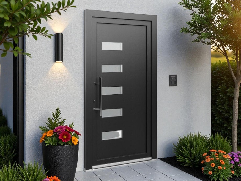 Porte d'entrée PVC - EkoLine - Panneaux 020