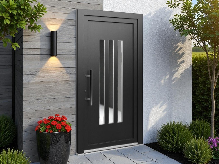 Porte d'entrée PVC - EkoLine - Panneaux 024