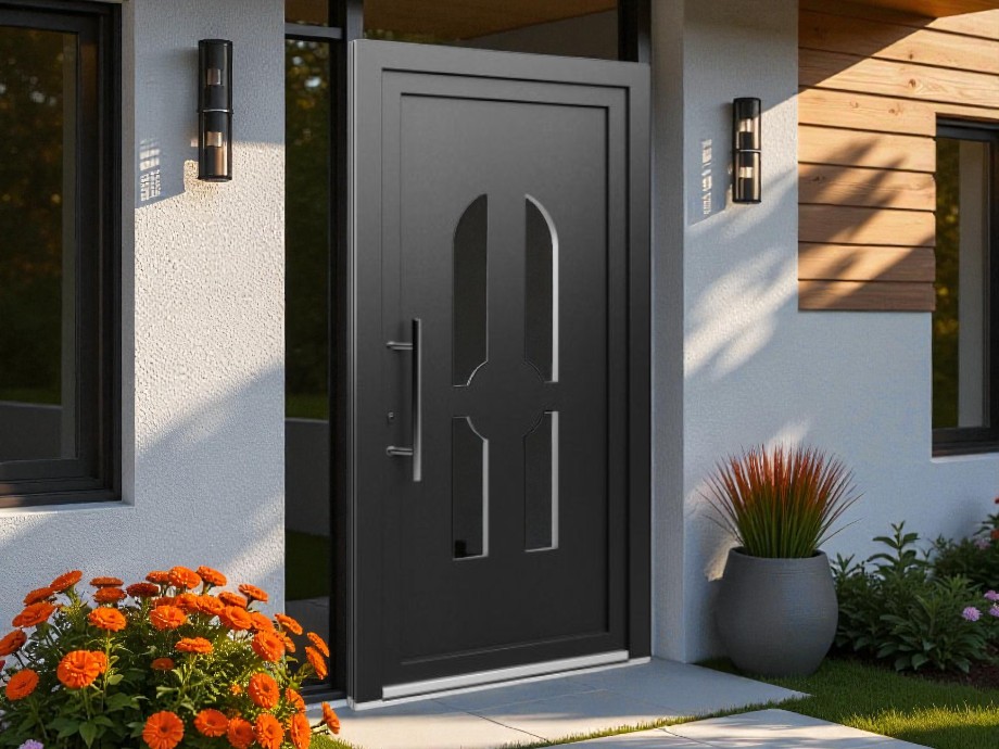 Porte d'entrée PVC - EkoLine - Panneaux 027