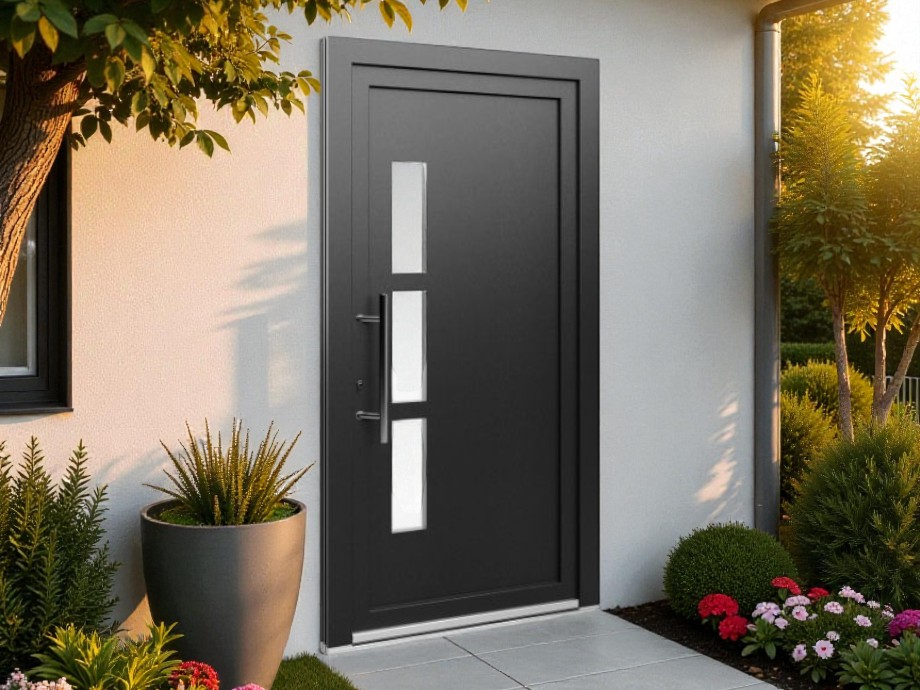 Porte d'entrée PVC - EkoLine - Panneaux 028