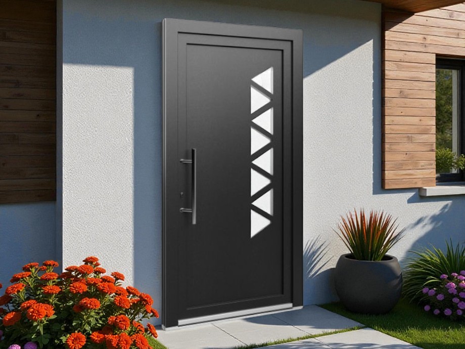 Porte d'entrée PVC - EkoLine - Panneaux 030