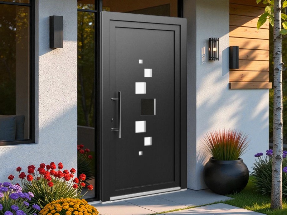 Porte d'entrée PVC - EkoLine - Panneaux 031