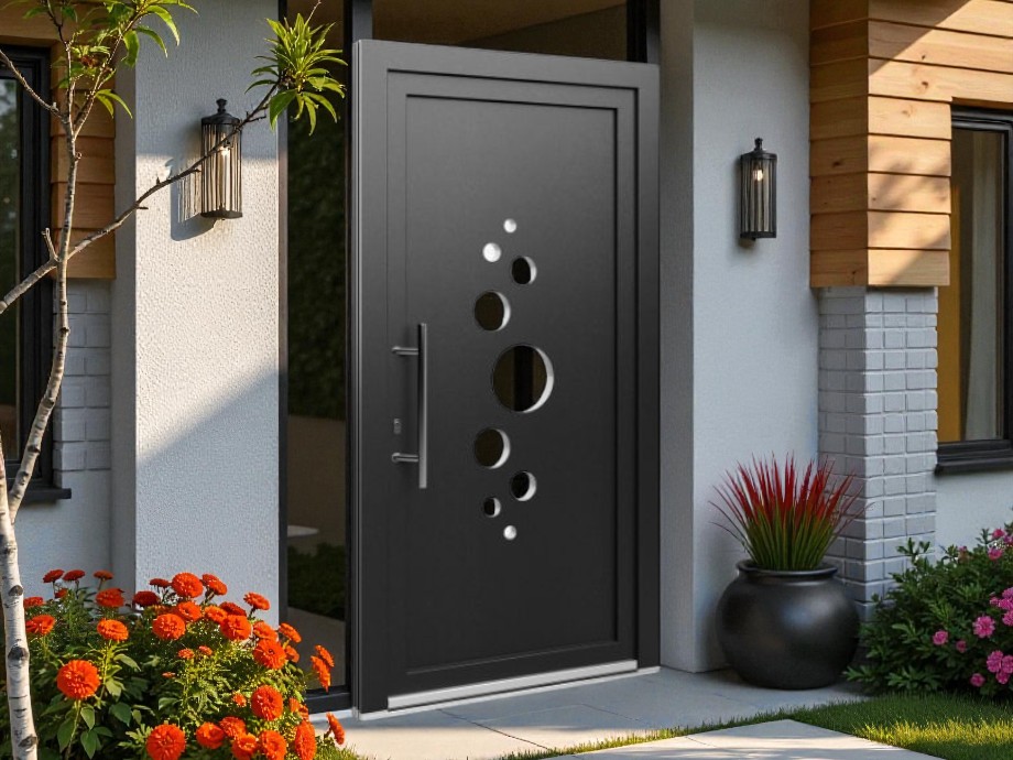 Porte d'entrée PVC - EkoLine - Panneaux 032