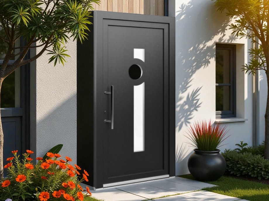 Porte d'entrée PVC - EkoLine - Panneaux 033