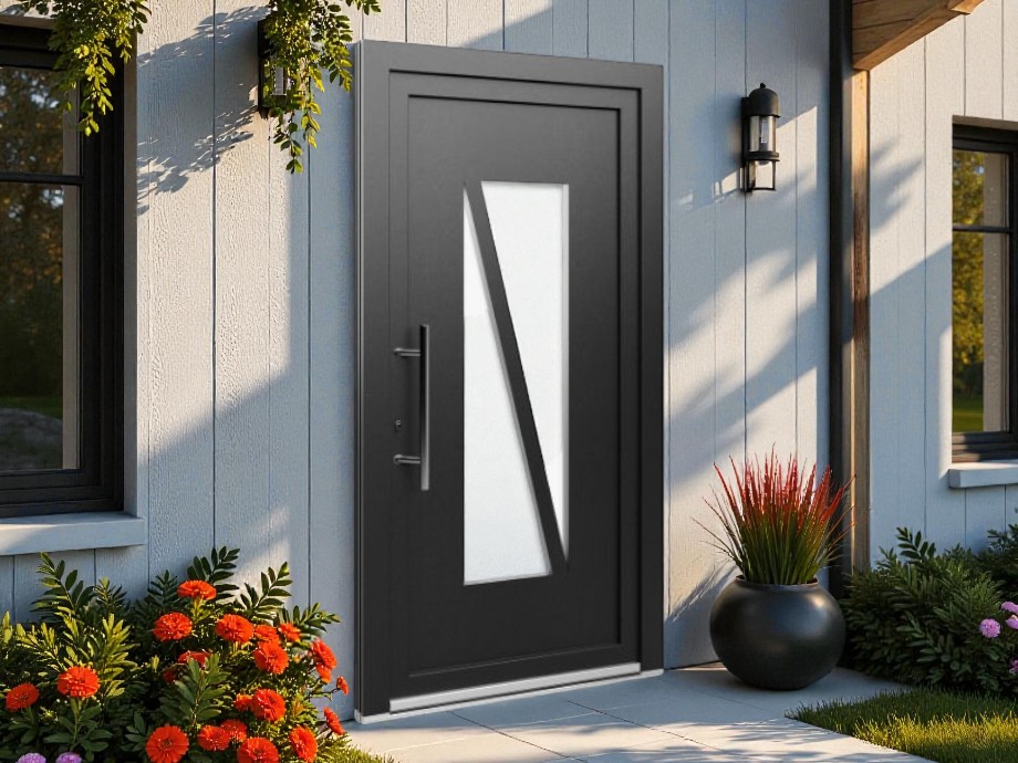 Porte d'entrée PVC - EkoLine - Panneaux 035