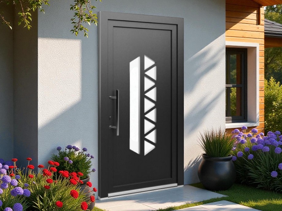 Porte d'entrée PVC - EkoLine - Panneaux 038