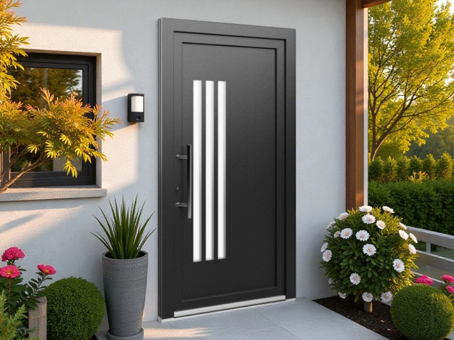 Porte d'entrée PVC - EkoLine - Panneaux 039