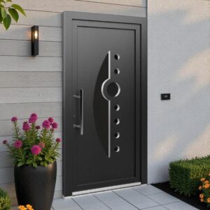 Porte d'entrée PVC - EkoLine - Panneaux 04