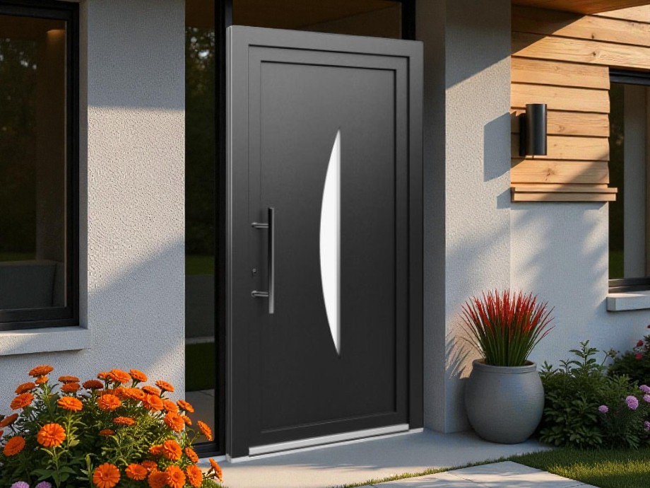 Porte d'entrée PVC - EkoLine - Panneaux 040