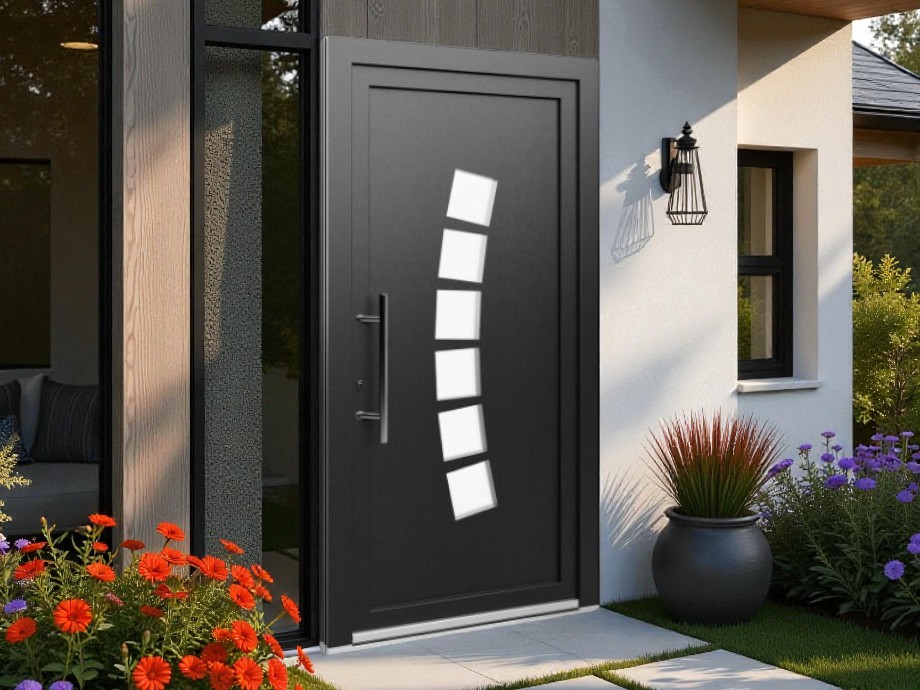 Porte d'entrée PVC - EkoLine - Panneaux 041