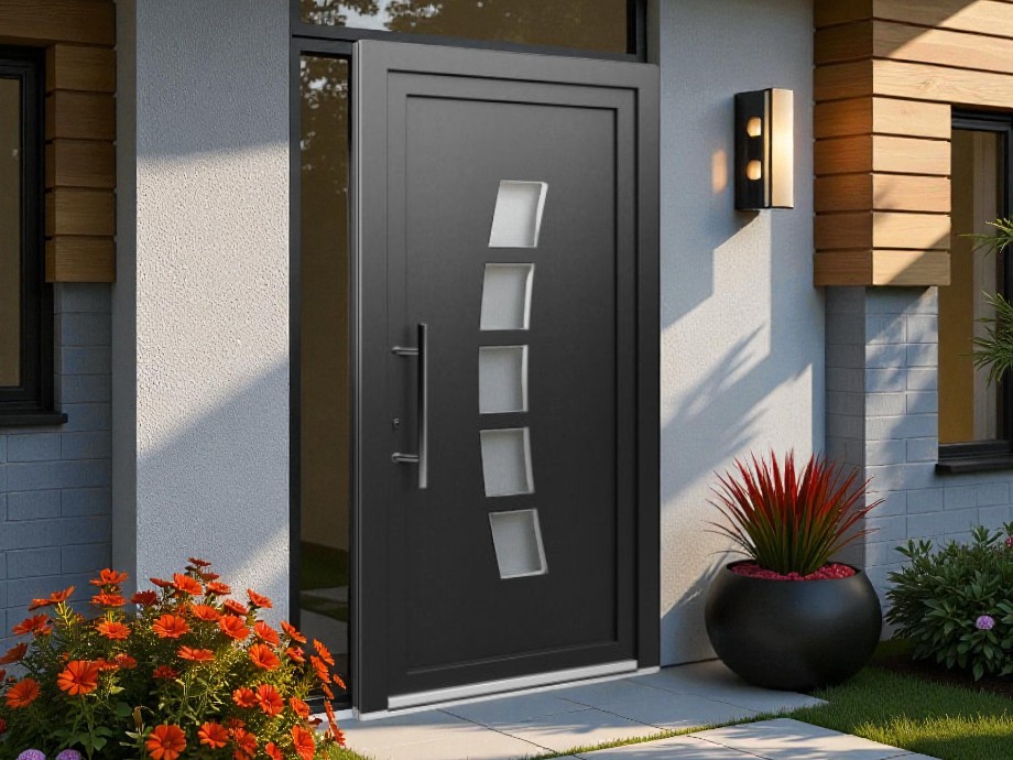 Porte d'entrée PVC - EkoLine - Panneaux 042