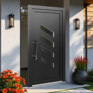 Porte d'entrée PVC - EkoLine - Panneaux 043