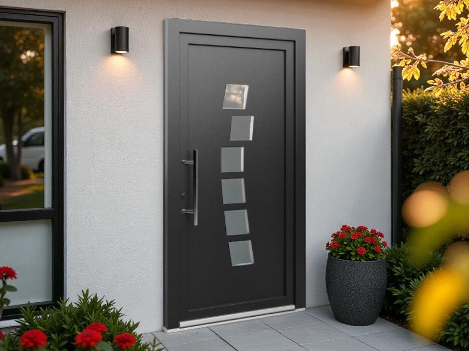 Porte d'entrée PVC - EkoLine - Panneaux 044