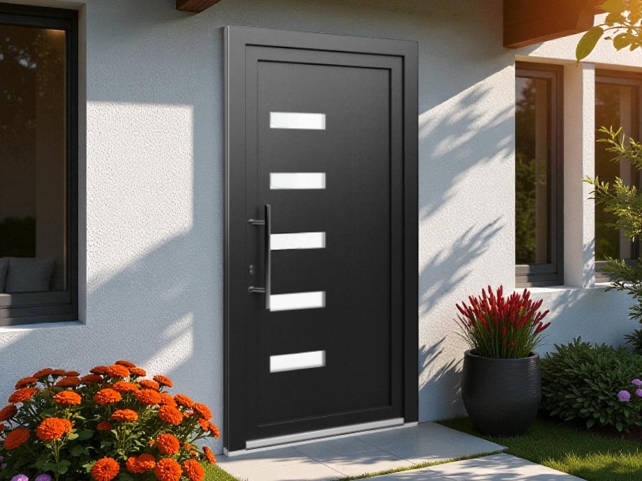 Porte d'entrée PVC - EkoLine - Panneaux 045