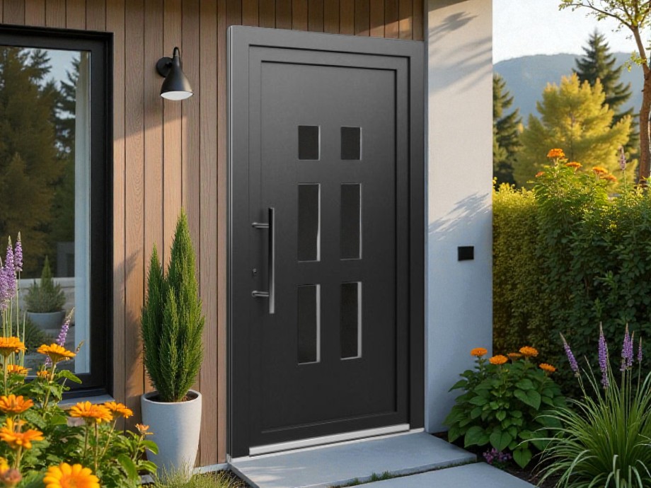 Porte d'entrée PVC - EkoLine - Panneaux 046