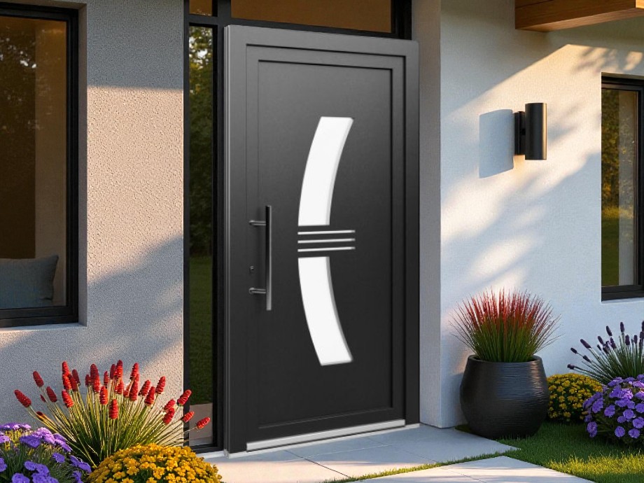 Porte d'entrée PVC - EkoLine - Panneaux 047