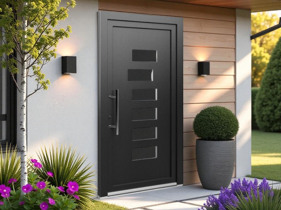 Porte d'entrée PVC - EkoLine - Panneaux 049