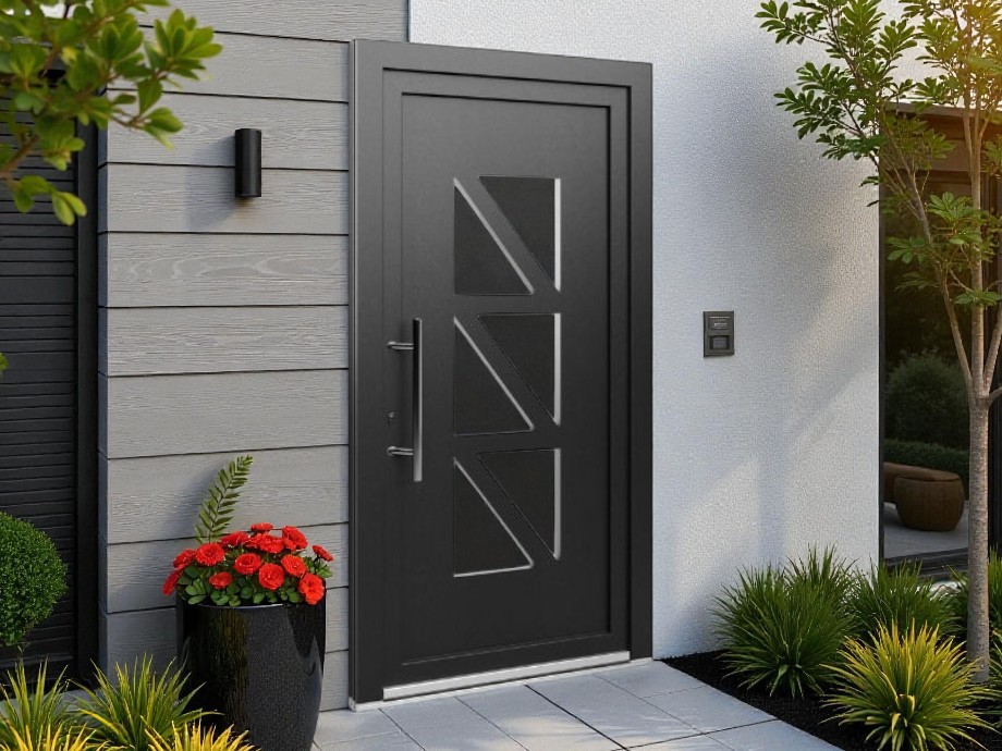 Porte d'entrée PVC - EkoLine - Panneaux 05