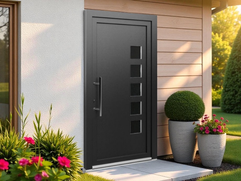 Porte d'entrée PVC - EkoLine - Panneaux 050