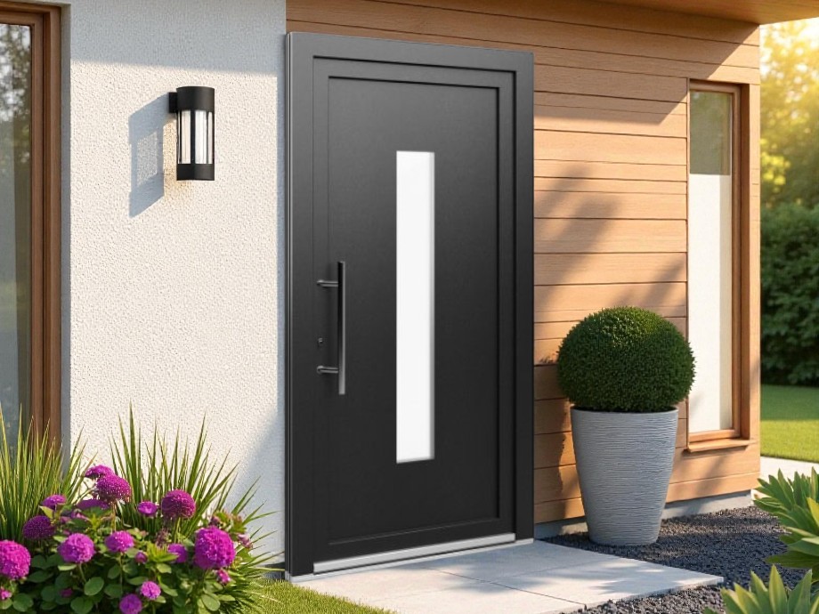 Porte d'entrée PVC - EkoLine - Panneaux 054