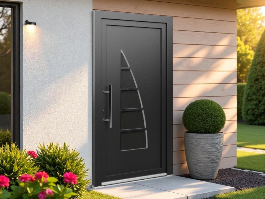 Porte d'entrée PVC - EkoLine - Panneaux 055