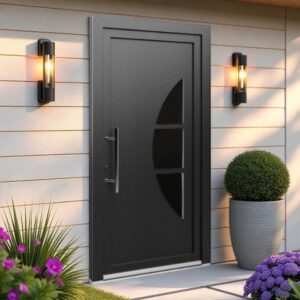 Porte d'entrée PVC - EkoLine - Panneaux 056