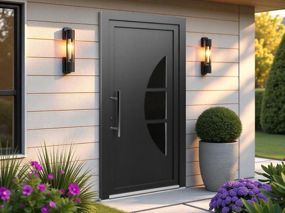 Porte d'entrée PVC - EkoLine - Panneaux 056