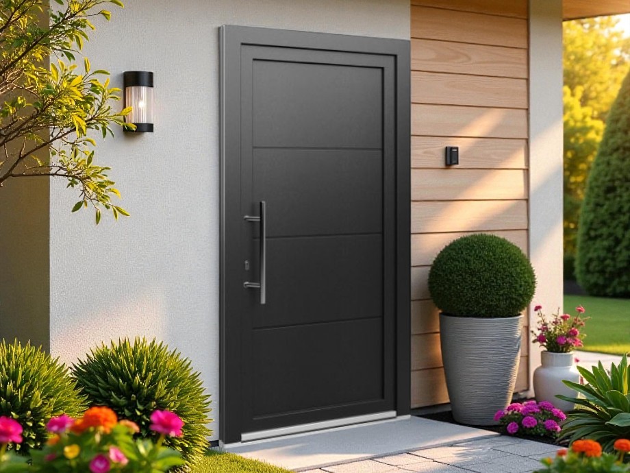 Porte d'entrée PVC - EkoLine - Panneaux 057