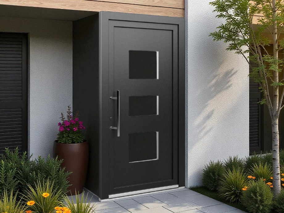 Porte d'entrée PVC - EkoLine - Panneaux 07