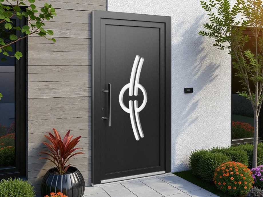 Porte d'entrée PVC - EkoLine - Panneaux 09