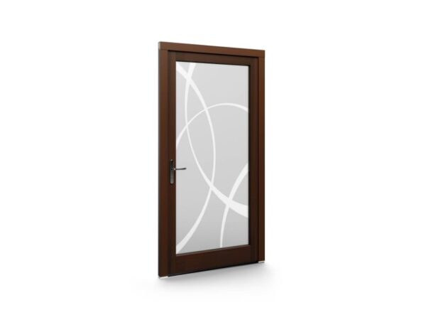 Porte d’entrée bois - Panneaux fraisés - Panel-F