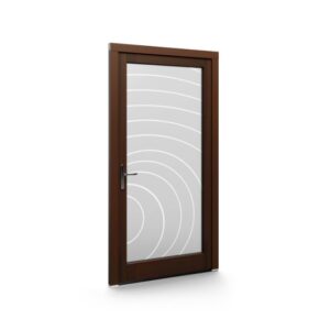 Porte d’entrée bois – Panneaux vitrés EkoVitre - 012