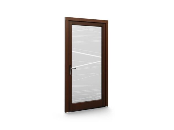 Porte d’entrée bois – Panneaux vitrés EkoVitre - 015