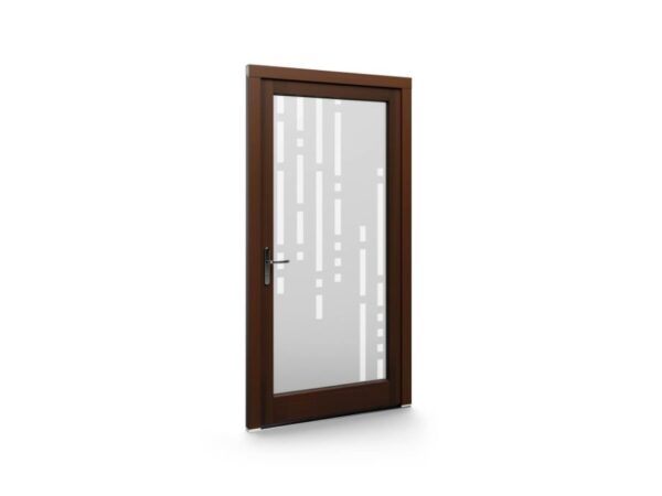 Porte d’entrée bois – Panneaux vitrés EkoVitre - 02