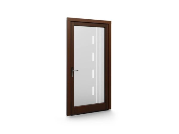 Porte d’entrée bois – Panneaux vitrés EkoVitre - 05
