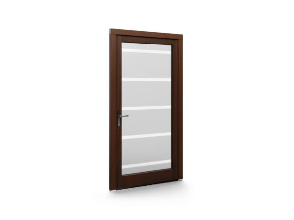 Porte d’entrée bois – Panneaux vitrés EkoVitre - 08