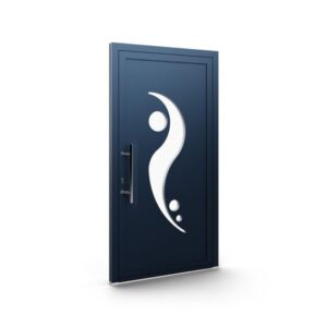 Porte d’entrée aluminium – Panneaux AluLine – 011
