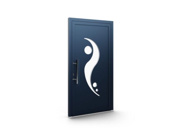 Porte d’entrée aluminium – Panneaux AluLine – 011