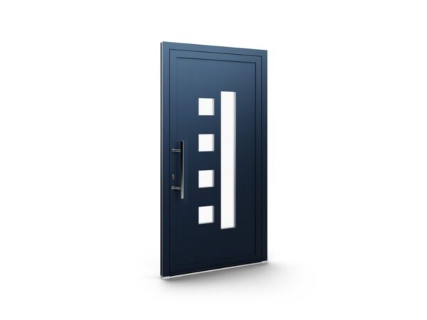 Porte d’entrée aluminium – Panneaux AluLine – 014